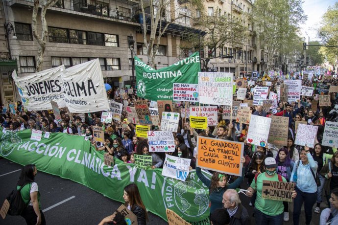 Marcha mundial contra el Cambio Climático en Argentina