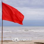 Bandera roja playa