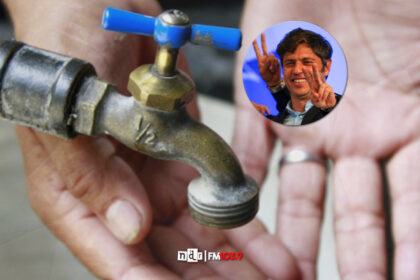Sin agua Kicillof